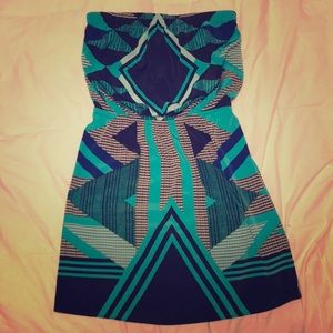 Express strapless dress